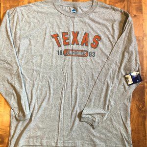 BRAND NEW WITH TAGS TEXAS LONG HORNS LONG SLEEVE T
